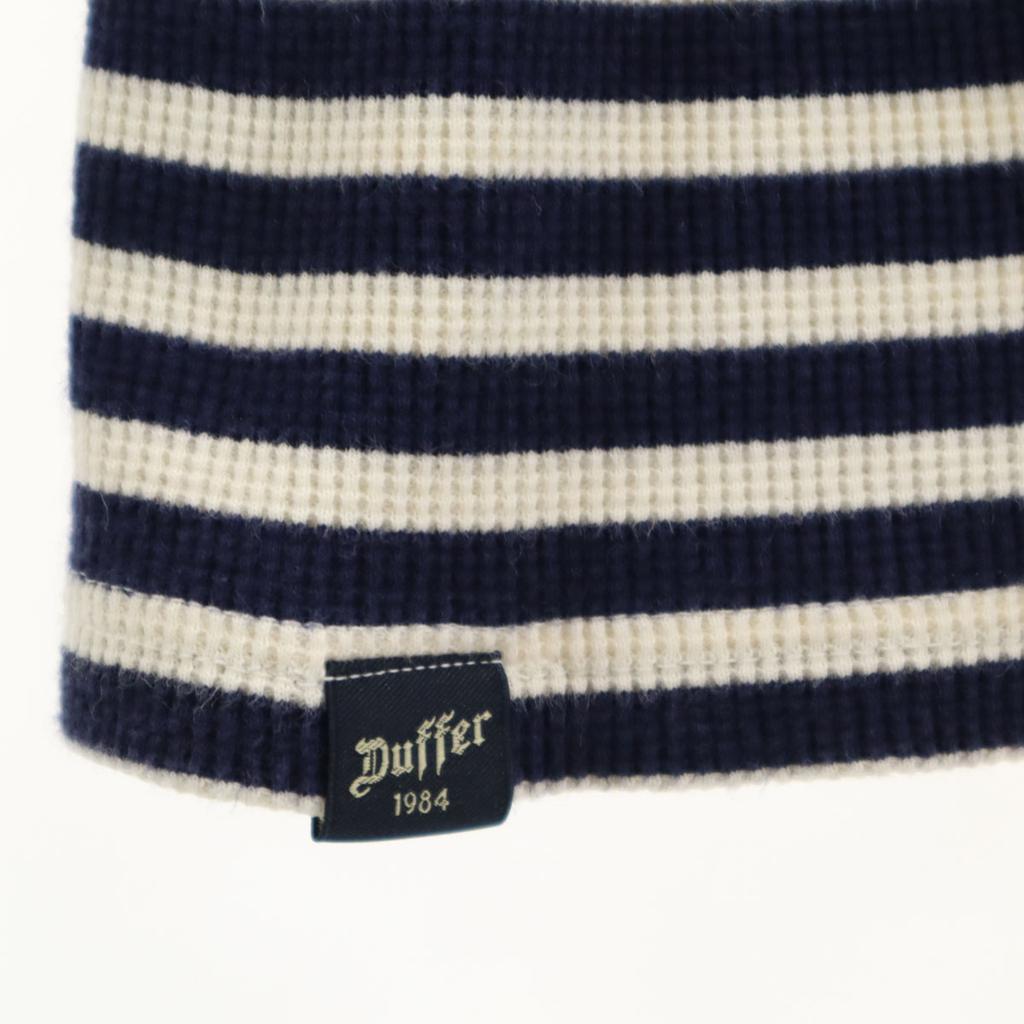 Das DUFFER of ST.GEORGE Border Muster Langarm Waffel T-Shirt M Ron T Damen Gebraucht