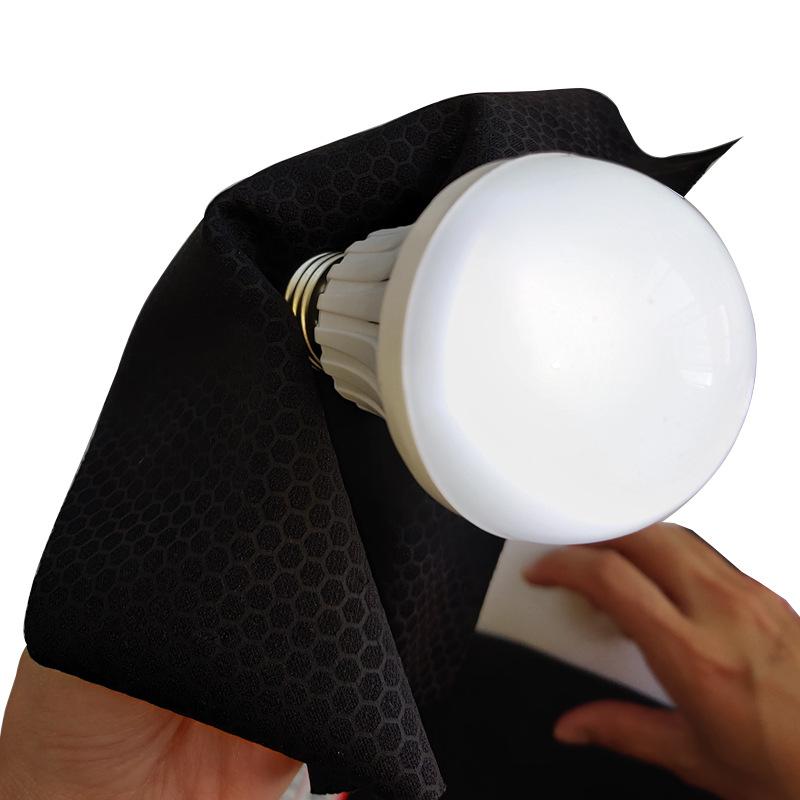 

Graphene Functional Fabric Conductive Anti Radiation EMF EMI Non-Slip Fabric New Clothing Inner Fabric 100x145cm чорний