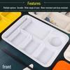 SPSR Melamine Six-Compartment Divided Plate Set