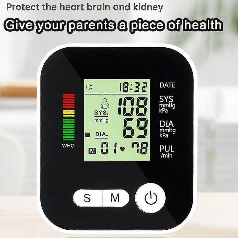 Arm Style Electronic Blood Pressure Monitor For Measuring Heart Rate