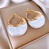 Vintage Simple Exaggerate Luxury Earrings Women Trend Fashion Geometric Party Gifts Jewelry Cute Exquisite Accessories