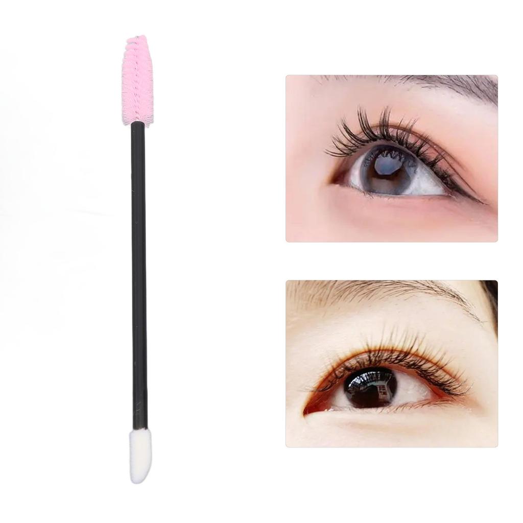Disposable Eyelash Eyebrow Brush Double Headed Lip Brush Mascara Wands Applicators for Eyelash Extensions