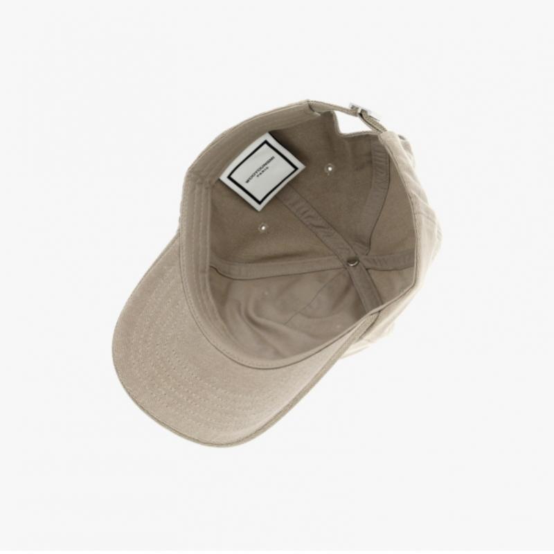 Wooyoungmi Oxford Denim Embroidery Logo Cap W253ac54