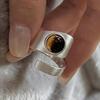 Elegant Vintage Adjustable Open Rings Irregular Niche Minimalist Rings Tiger Eye Stone Rings  Party