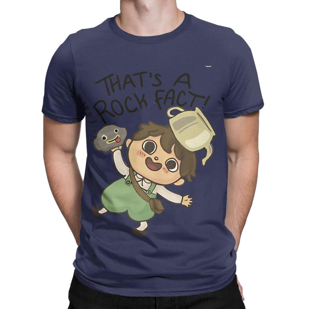 Greg Rock Fact oOver the Garden Wall Graphic 100 Cotton TShirt oOver the Garden Wall Tops Tees For Unisex