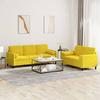 VidaXL Sofa Set with 2 Pcs Cushions, Sofas with Armrests and Backrest, Furniture Set, Living Room Furniture, 3202040