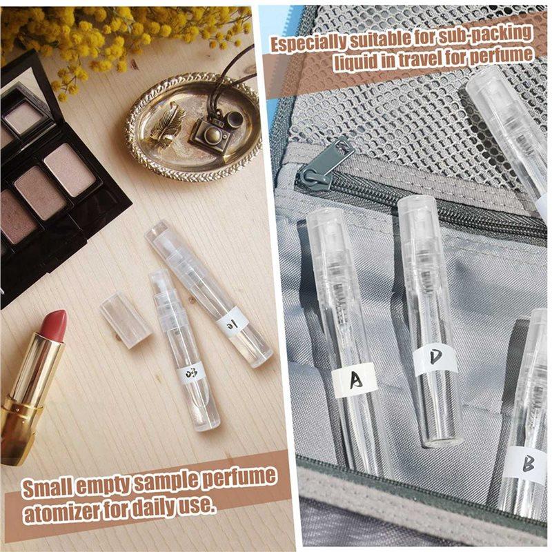 B-Est 240PCS 5Ml Mini Spray Bottle,Mini Clear Plastic Spray Bottle Empty, Fine Mist Refillable Perfume Bottle,Perfume Atomizer