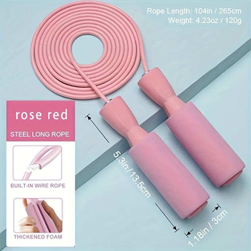 Lose Weight & Get Fit Fast Professional Cordless Jump Rope For Men & Women Adjustable & Cordless Design For Maximum Fat Loss!