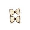 Colorful Cotton Bow Hair Clip - DIY Fabric Hair Ornament Accessory