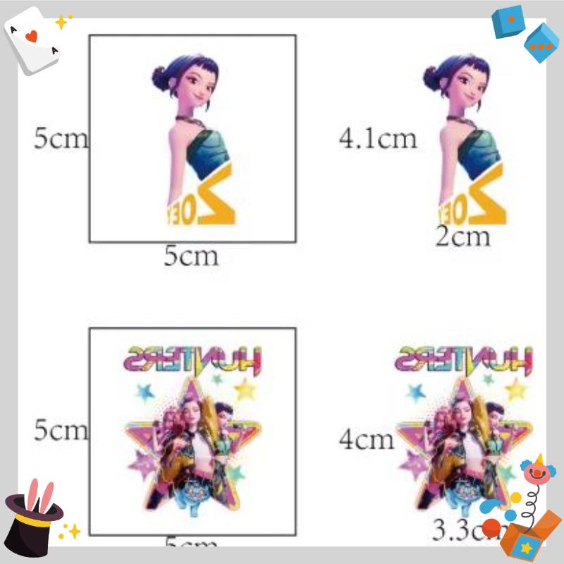 Kpop Monster Hunting Girl Group Dress up Stickers Cute Swap Stickers Handmade Creative DIY Children's Toy Stickers