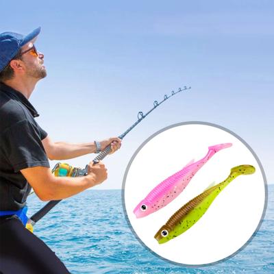 10 Stück 6,5 cm / 2,8 g Paddelschwanz Weichköder Weitwurf Sinkend Bionisch Künstlicher Swimbait Süßwasser Salzwasser Forellenbarsch Angelzubehör