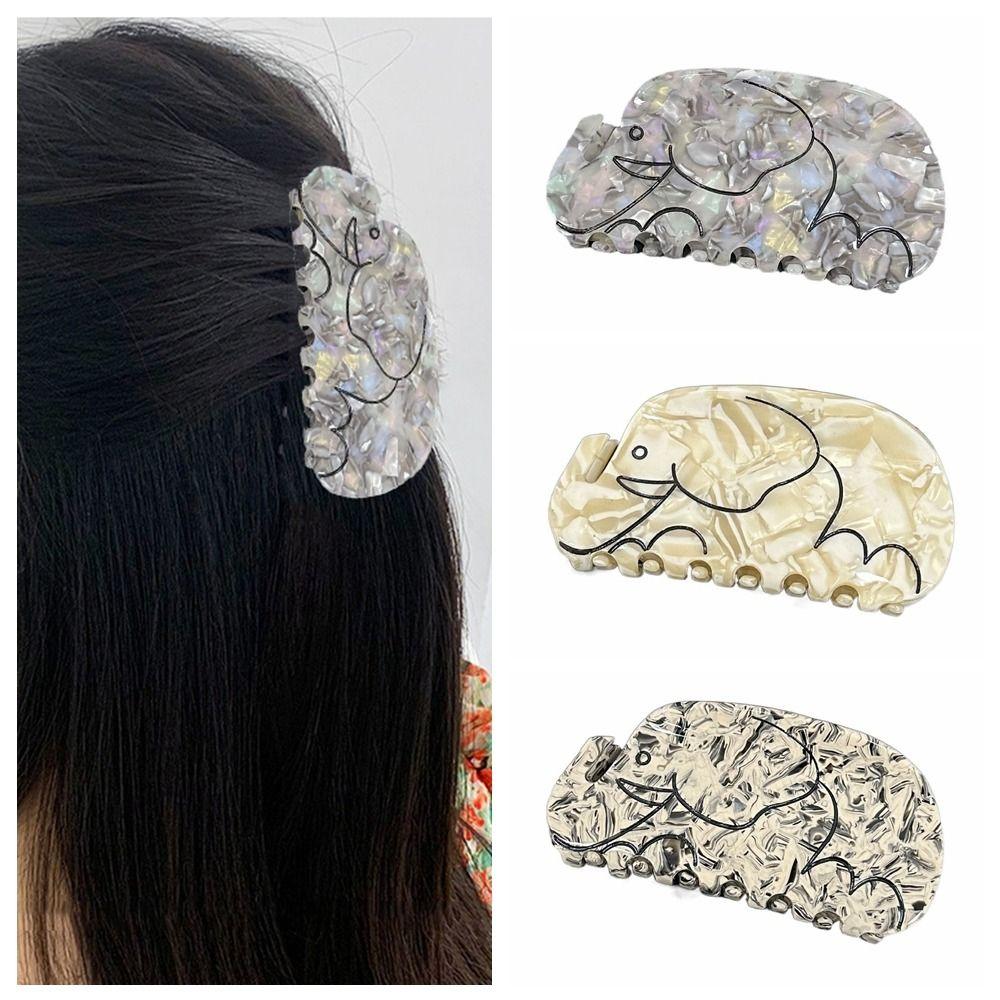 

Cartoon Elephant Claw Clip Animal Personality Lady