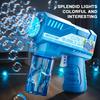 6 Hole Light Bubble Gun Toy Handheld Bubble Gun Outdoor Wedding/event/game/interactive Without Battery Bubble Water