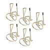 5Pcs Metal Desk Cell Phone Stand Cute Electroplated Metal Mobile Phone Stand Holder Desktop Accessor