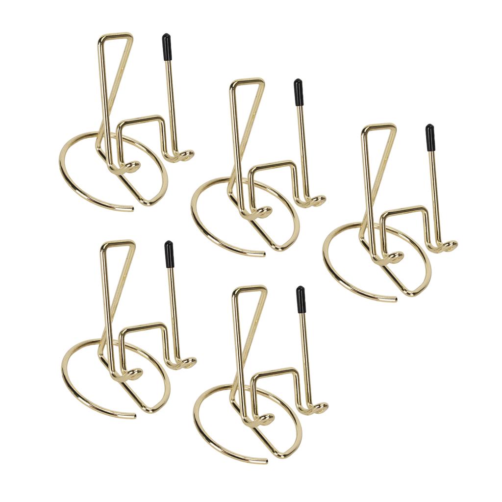 5Pcs Metal Desk Cell Phone Stand Cute Electroplated Metal Mobile Phone Stand Holder Desktop Accessor