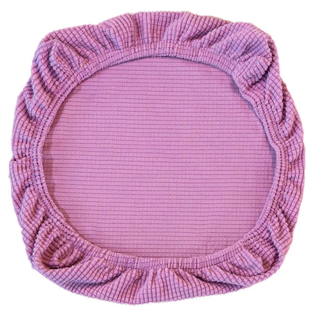 1Set Velvet Elastic Chair Cover Thickened Internet Cafe Cinema Armchair Case Office Staff Computer Swivel Seat Cover