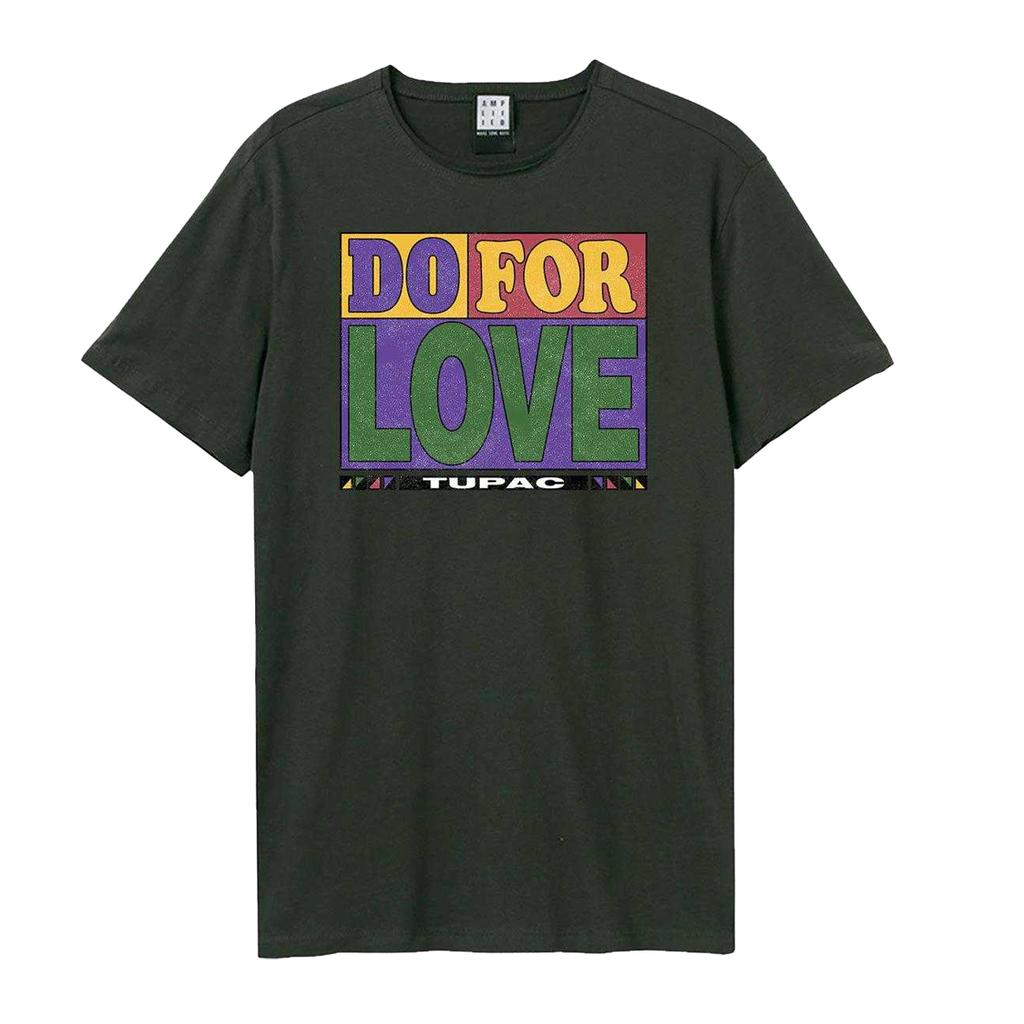 Amplified Unisex Adult Do For Love Tupac Shakur T-Shirt