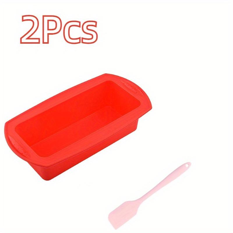 Rectangular Silicone Bread Mold Non-Stick Loaf Pan for Homemade Bread Cakes Durable Heat-Resistant Bakeware Suitable for Oven