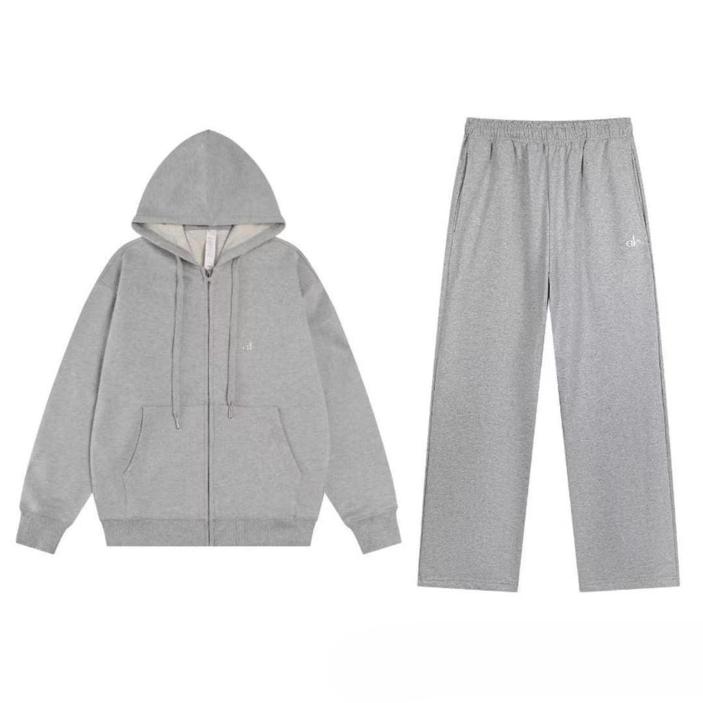 BeatStreet New Men's Sportswear Set, A Fashionable Outdoor Zipper Warm Men's Casual Sweatshirt + Pants 2-piece Set