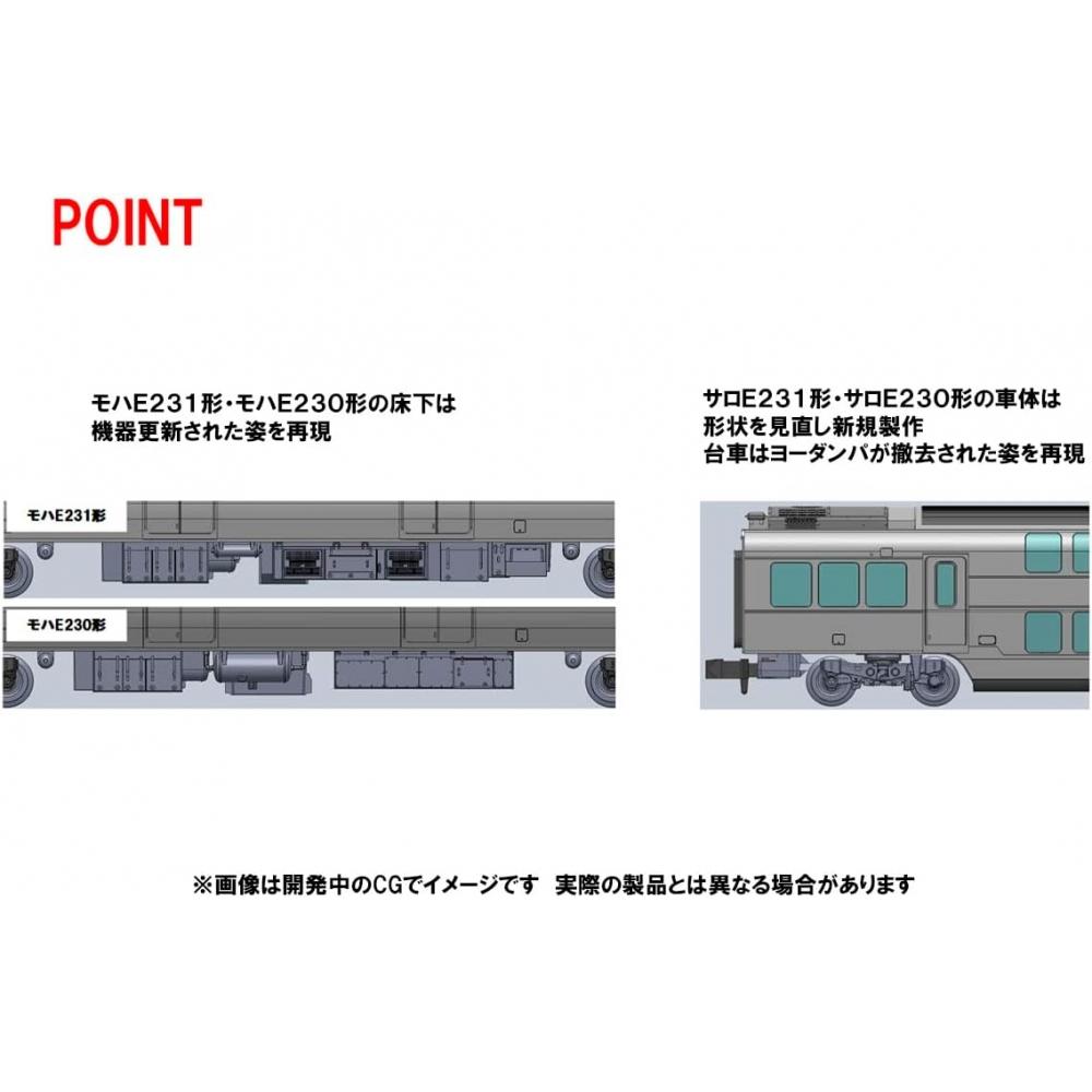 Tomytec Jr E231 1000 Series TokAi Line RenewAl BAsic Set A 98515 Model trAin