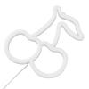 LED Neon Night Light Lamp USB Powered Decorative Wall Fruit Neon Sign Light for Wedding Party Red Lighting Cherry Shape