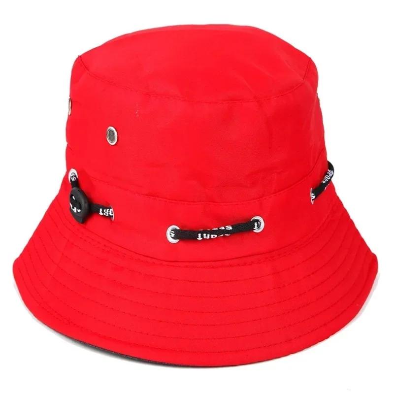 Fashion Solid Color Summer Sunscreen Breathable Mountaineering Bowl Hat Fishermen's Hats Minimalist Outdoor Leisure Sunshade Hat