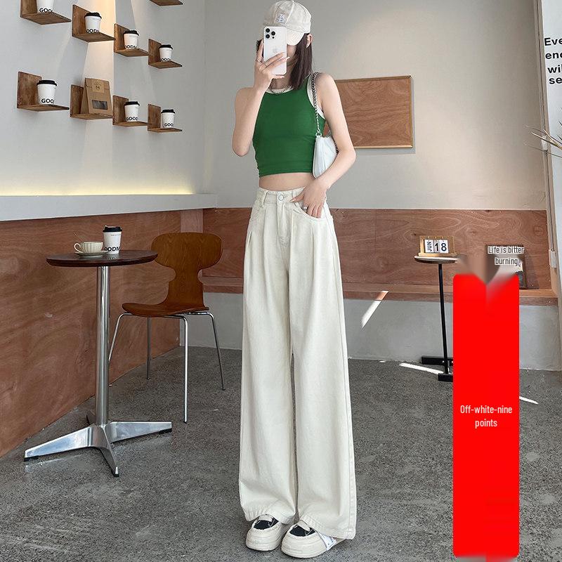 

Women’s High-Waisted Wide-Leg Jeans: Pear-Shaped, Casual Khaki Pants for Spring 2026 Double Extra Large