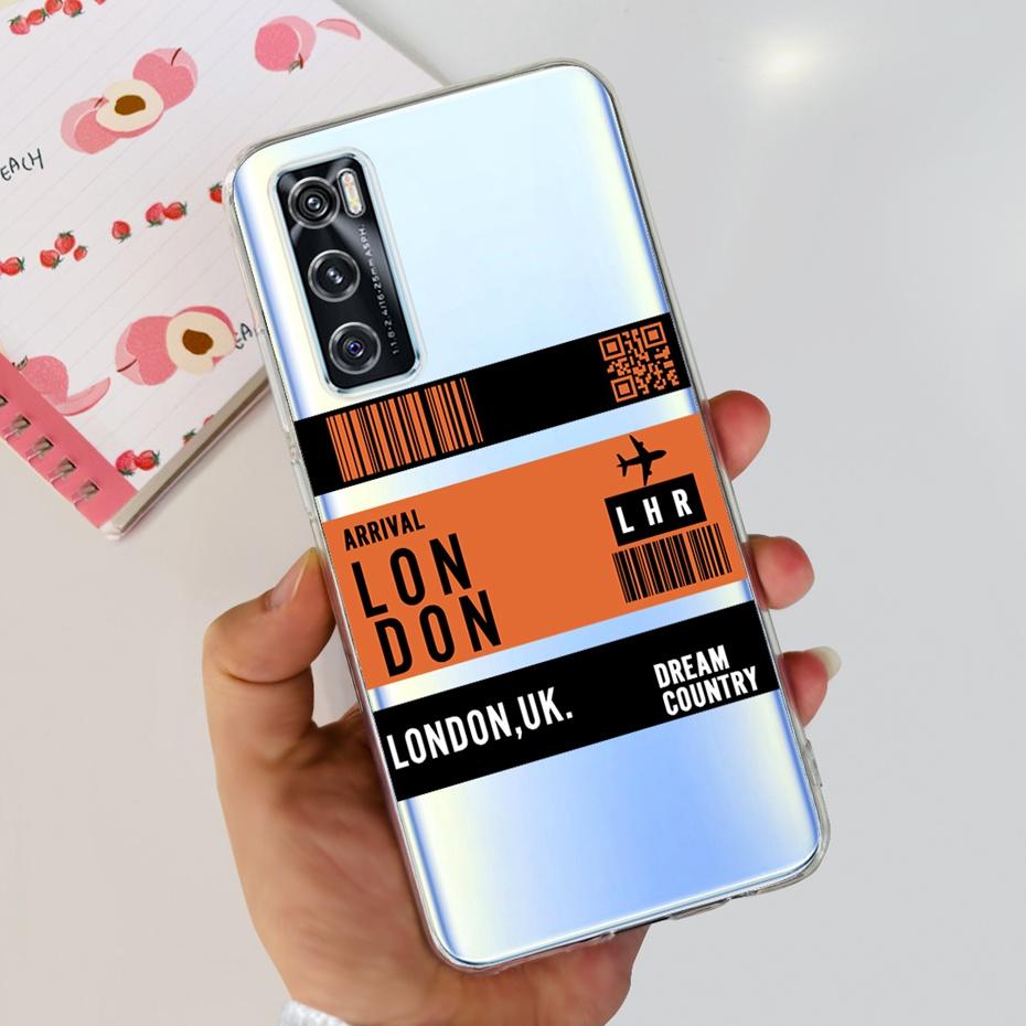 For Vivo V20 SE V2022 V2023 Phone Case Vivo V20 V2024 V2025 Soft Silicone TPU Back Cover For VivoV20 V 20 20SE Bumper
