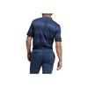 Adidas Striped Logo Pullover Polo Shirt Men Polo Shirts Blue GL4639