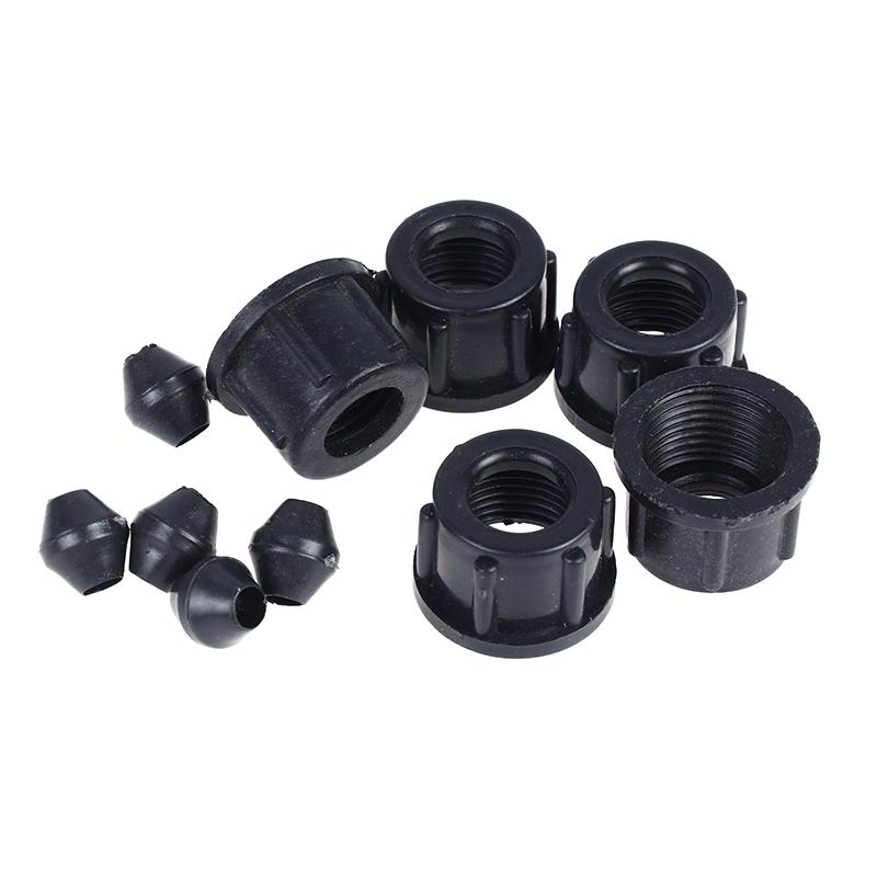 10 Pezzi Connettore Dado Tubo Spruzzatore Agricolo Tappo Tubo Tubo Acqua Interno 18Mm