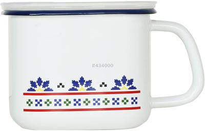 Fuji Enamel Misa Square Miso Pot, Navy