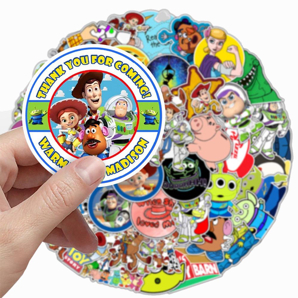 10/30/50pcs Cartoon Cute Stickers Anime Buzz Lightyear Graffiti Decals Scrapbook Luggage Phone Car Funny Woody Sticker
