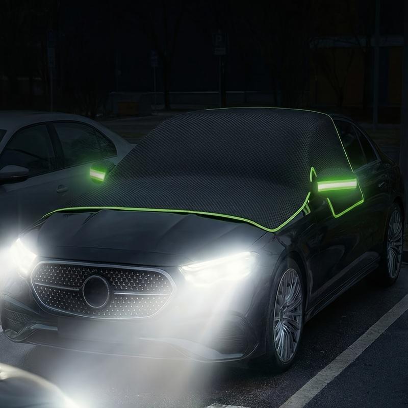 Magnetic Car Sunshade Provides Heat Insulation UV Snow Wind and Leaf Protection Features Three-window Expansion Design for SUVs and Sedans