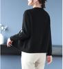2025 Plus Size Loose Fit Jacquard Knit Cardigan for Women - Spring & Autumn