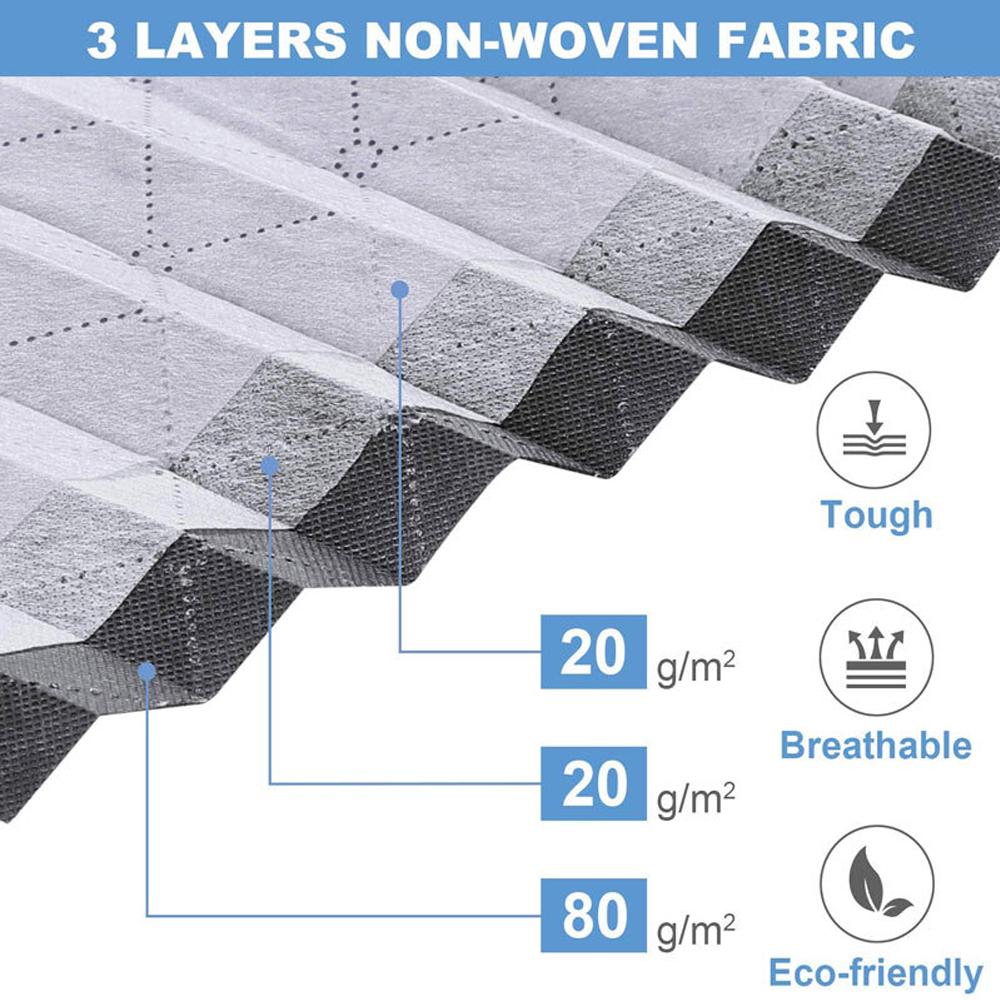 3 Pack Large Capacity Foldable Clothes Storage Bag Organizer with Clear Window,Reinforced Handle Thick Fabric for Comforters, Blankets, Bedding