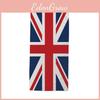 British Flag Beach Towel With Superfine Fiber Doublesided Plush For Summer Vacation And Poolside Use