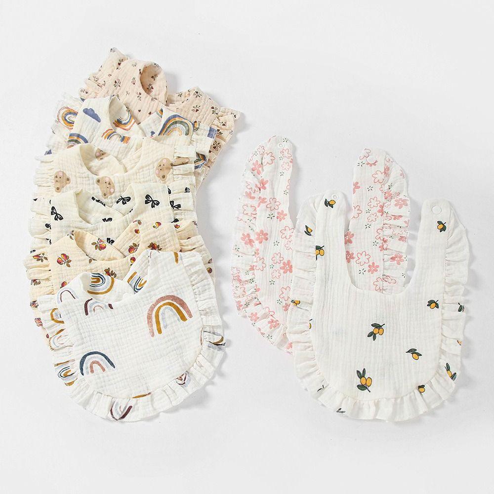 Cotton Infant Burp Cloths Colorful Baby Feeding Bib Creative Newborn Bibs  Baby Accessories