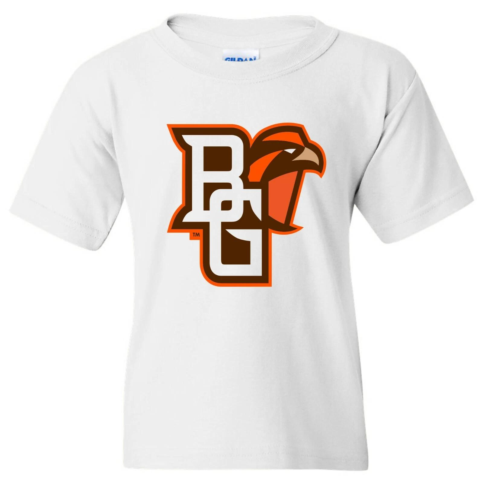 Bowling Green State University Falcons Primary Logo Youth T-Shirt - White S