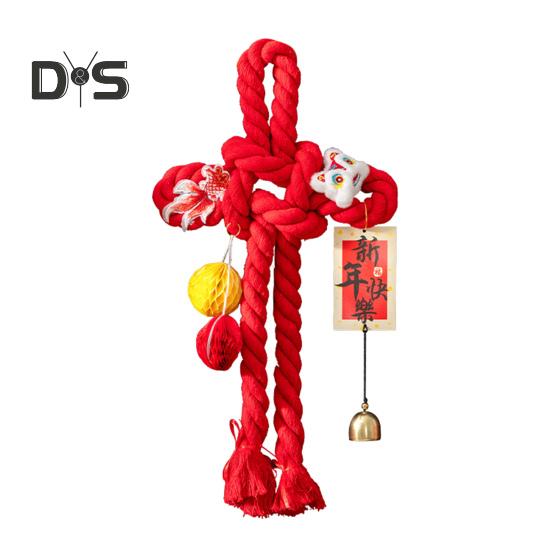

Китайский узел подвесной орнамент благословение узел весенний фестиваль украшение китайский Новый год талисман удачи подвеска для дома офис автомобиль красный