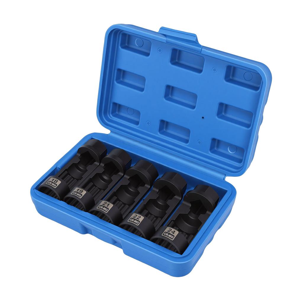 Strut Nut Socket 18mm 19mm 21mm 22mm 24mm 12 Points 1 2in Drive Suspension Strut Spreader Socket