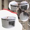 Felt Organizer for Hats with Lid, Round Container Closet And Travel