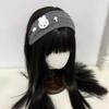 Angel Miffy Rabbit Korean-Style Gray Wide-Brim Headband - Cute Cartoon Hair Accessory for Girls