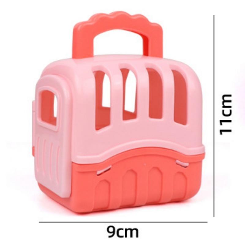 Children's Play House Pet Scene Toy Set for Boys and Girls DIY Puppy and Cat Pet Cage Toy