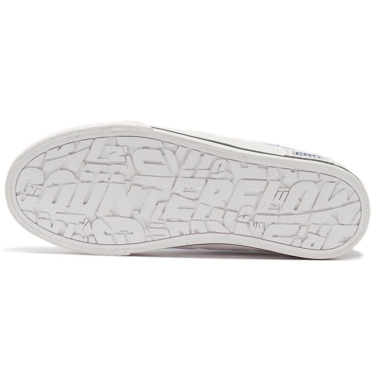 Li Ning CF The One Series Classic Casual Slip Resistant Durable Lightweight Low Top Skate Shoes Men Sneakers Blue AGCS073-4