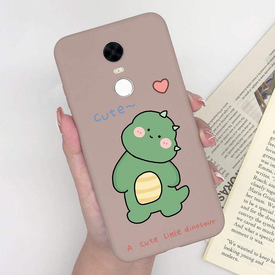 Cute Cartoon Case For Xiaomi Redmi 5 Plus Case Soft Painted Matte Silicone Back Cover For Redmi5 Plus Redmi 5+ Phone Cases Funda