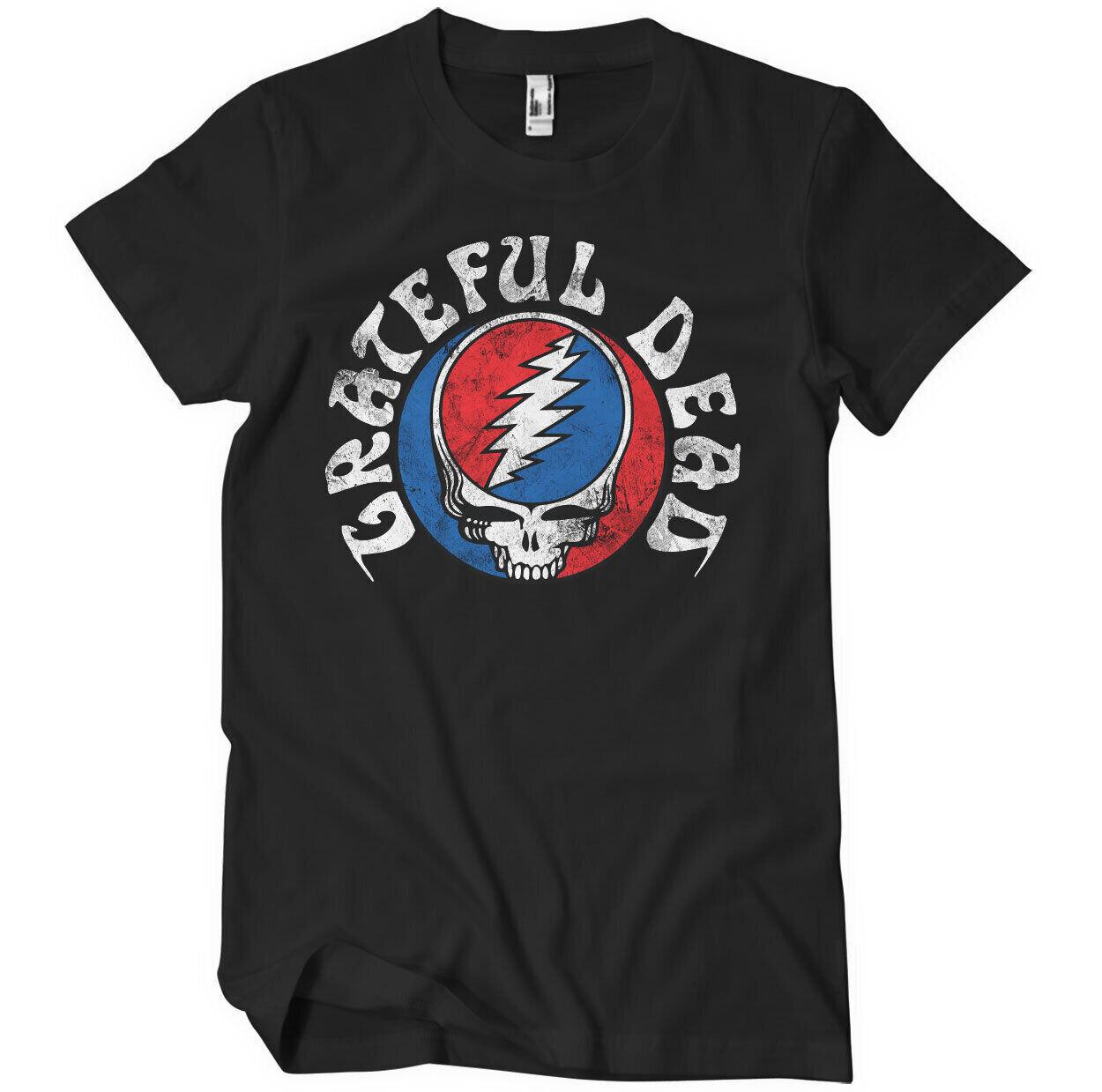 Officially Licensed Grateful Dead Distressed Mens T-Shirt M