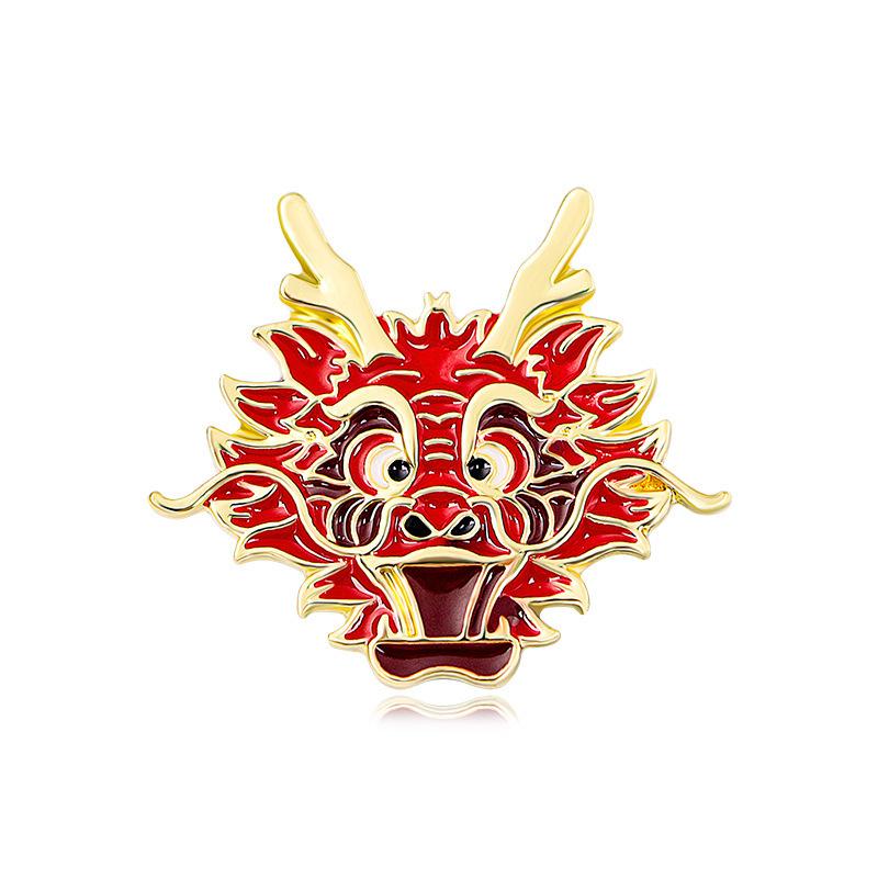 

Мультяшные броши с животными, значок дракона, брошь, сумка, значки на лацкан, аксессуары, мультяшные украшения, подарок