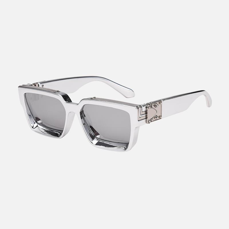 Brand Rectangle Sunglasses Women Luxury Brand Designer Men Shades Retro Square Black Sun Glasses Eyewear Trend Punk Eyeglasses