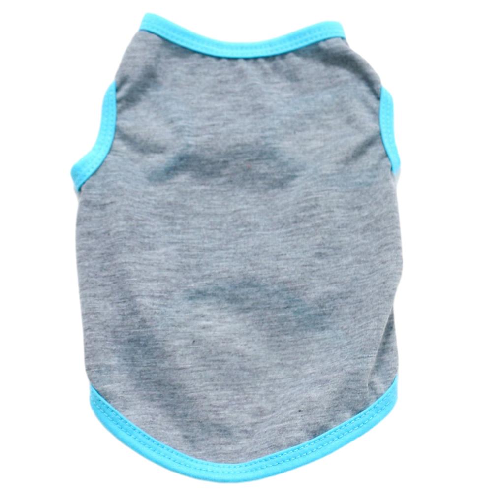 Dog Vest Summer Tank Top Funny T-shirt for Small Dogs Pet Vest with Letter Printing Thin Clothing for Outdoor Activities