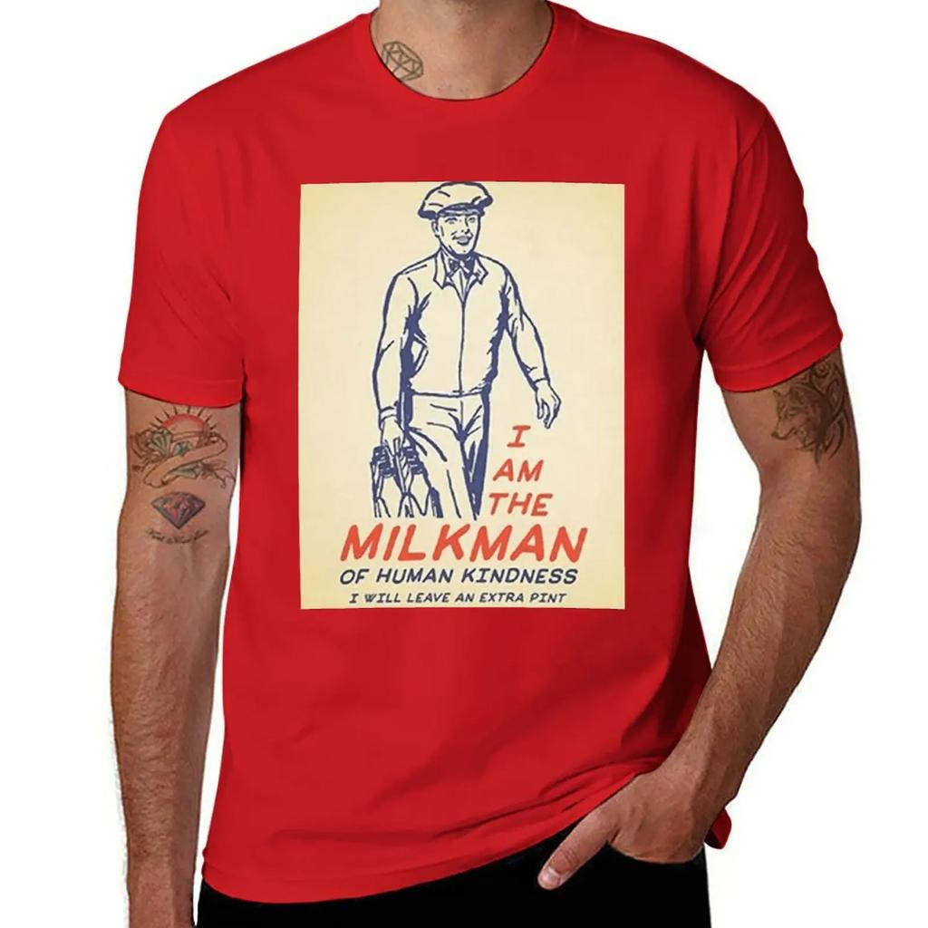 Maglietta Lattante della Gentilezza Umana magliette t-shirt grafiche magliette vintage t-shirt grafica oversize t-shirt uomo